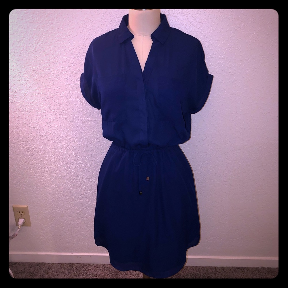 Navy blue dress